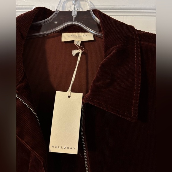 MELLODAY Corduroy Jacket and Skirt set in Burg - Picture 8 of 8